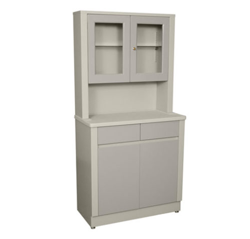 Modular Treatment Cabinet and Overhead Cabinet with Two Bottom Drawers ...